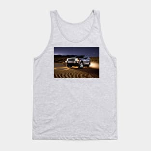 Jeep Commander in the desert Tank Top